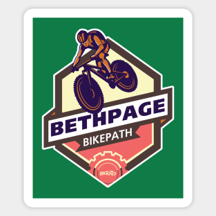 Bethpage Bike Path Small Version Sticker